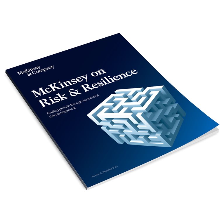 Book cover of McKinsey on Risk & Resilience Number 15