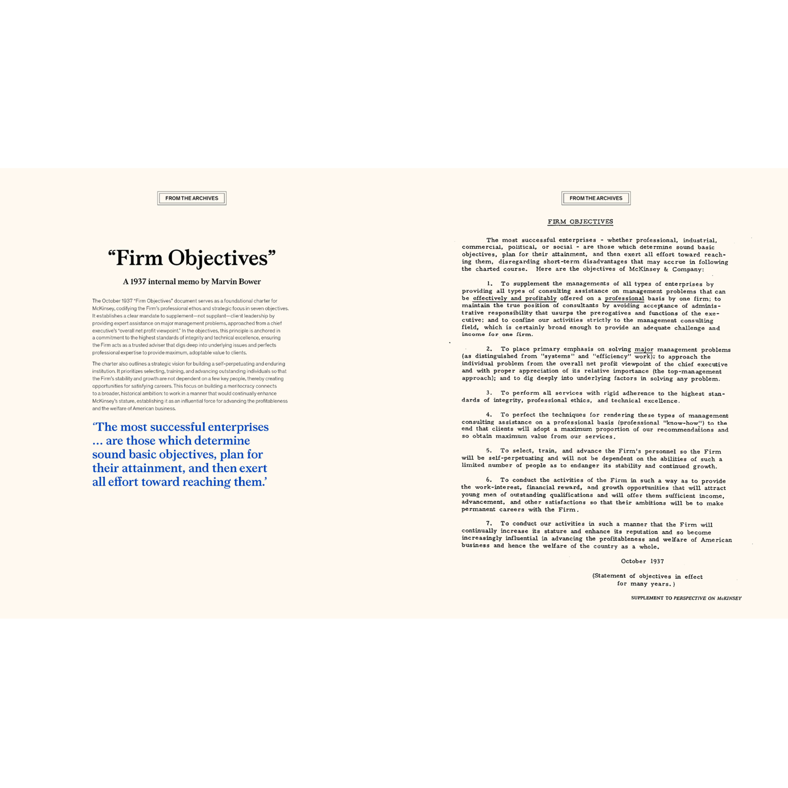 Firm Objectives
