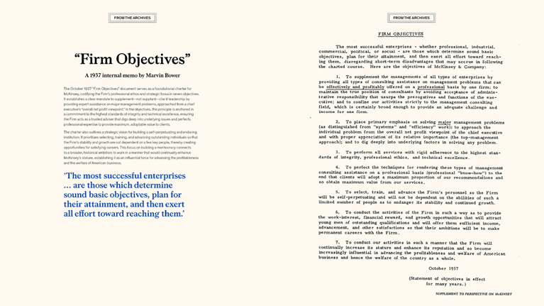 Firm Objectives