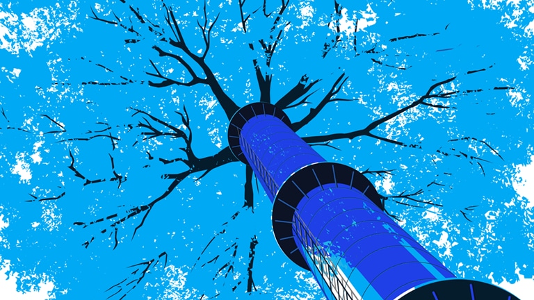 Computerized tree image
