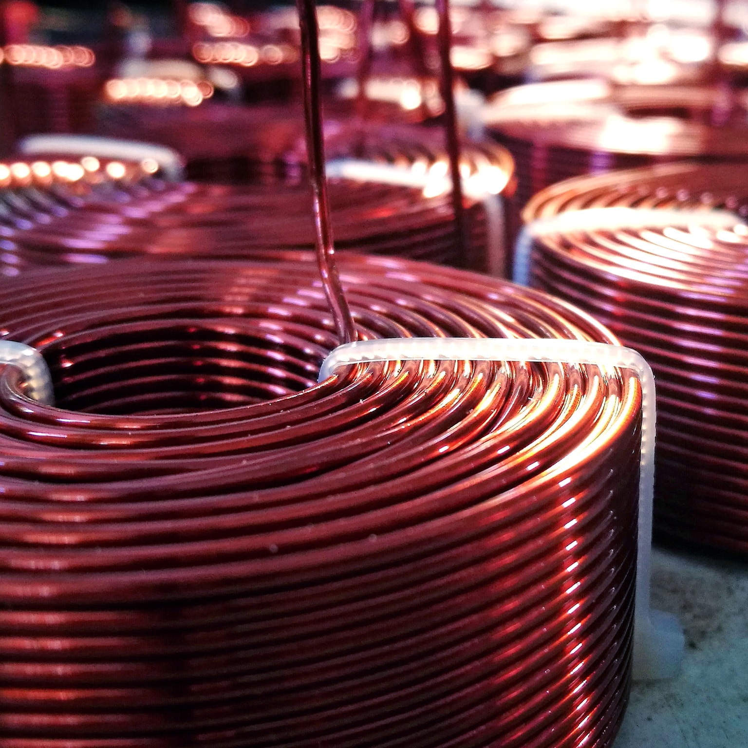 Close-up of metal cable