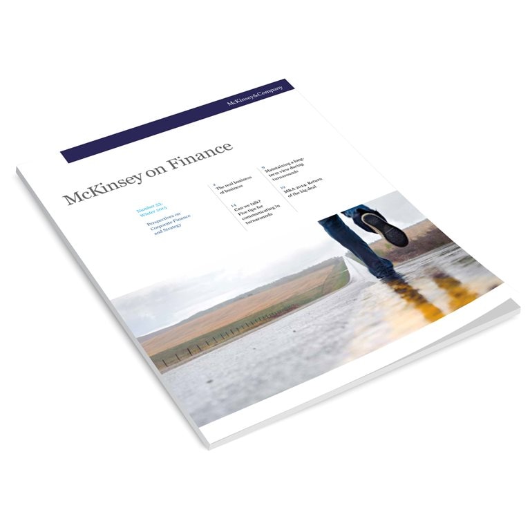 McKinsey on Finance, Number 53