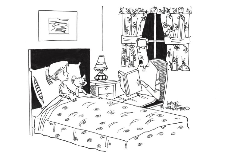 Cartoon illustration from Strategy Beyond the Hockey Stick book