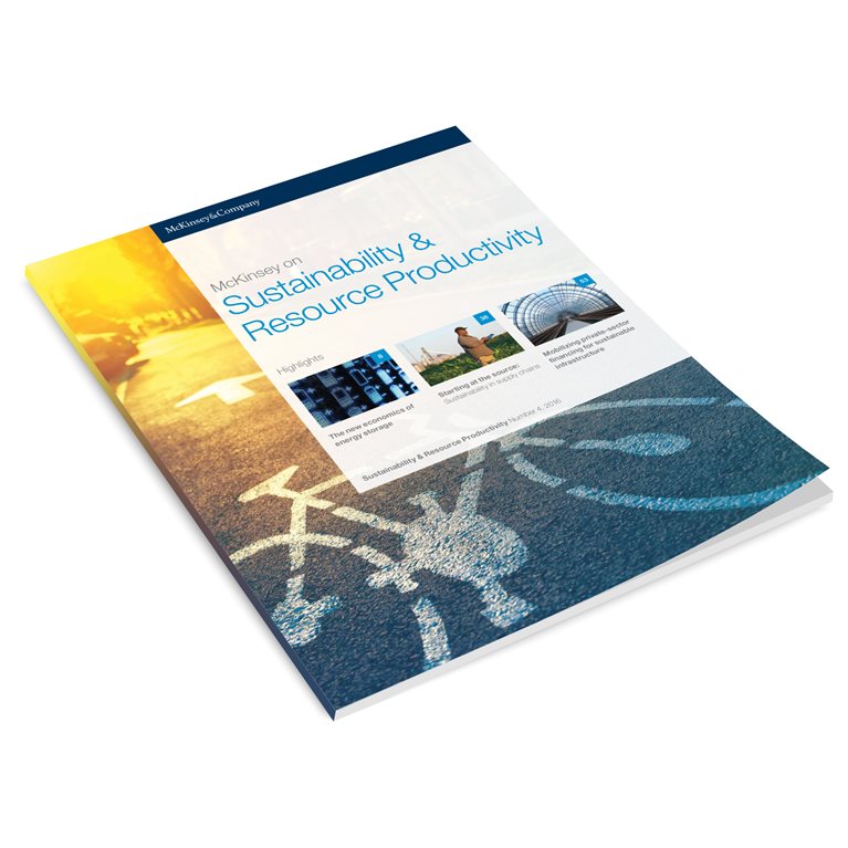 McKinsey on Sustainability and Resource Productivity