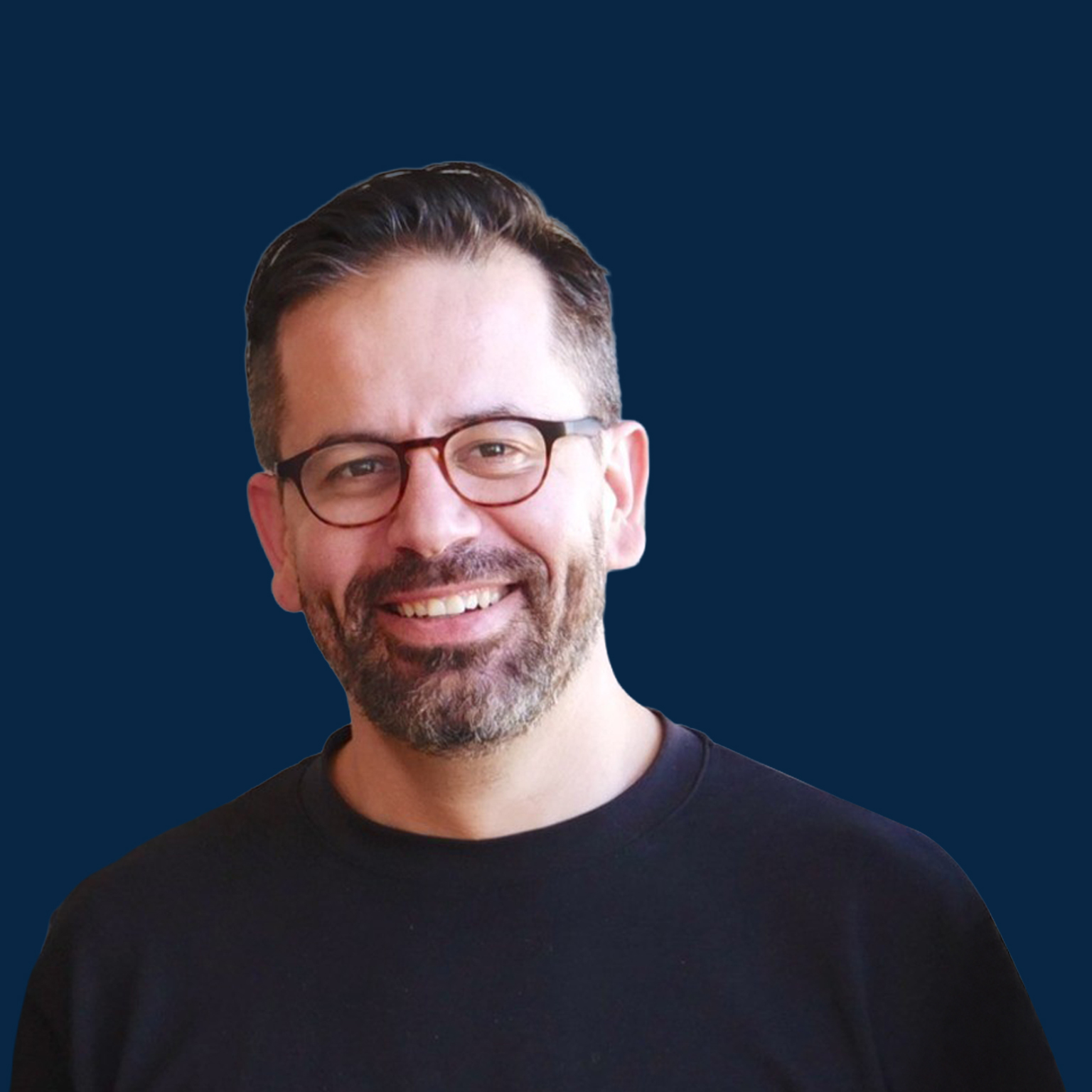 Portrait of Resolve AI CEO Spiros Xanthos