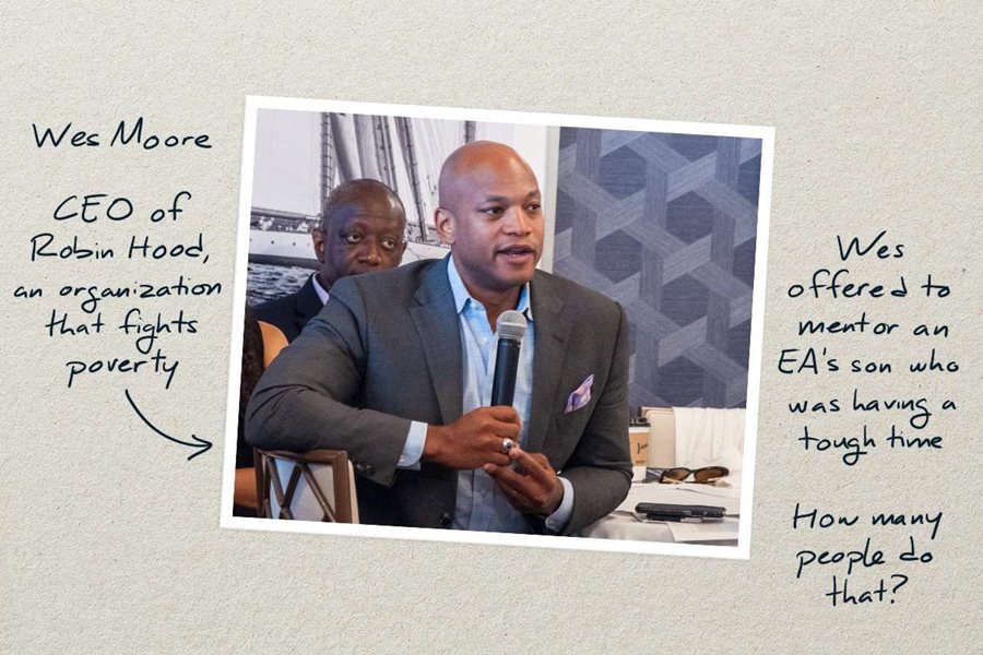 Wes Moore, CEO of Robin Hood, an organization that fights poverty