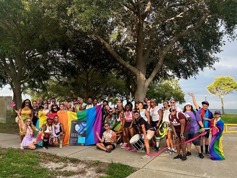 Tampa Equal Colleagues and Allies March in St Pete Pride