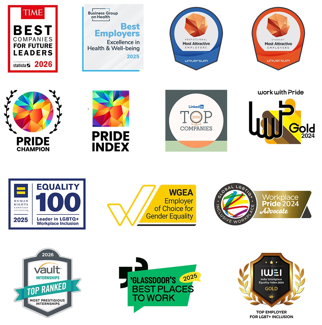 Recognition for our culture of growth and inclusion