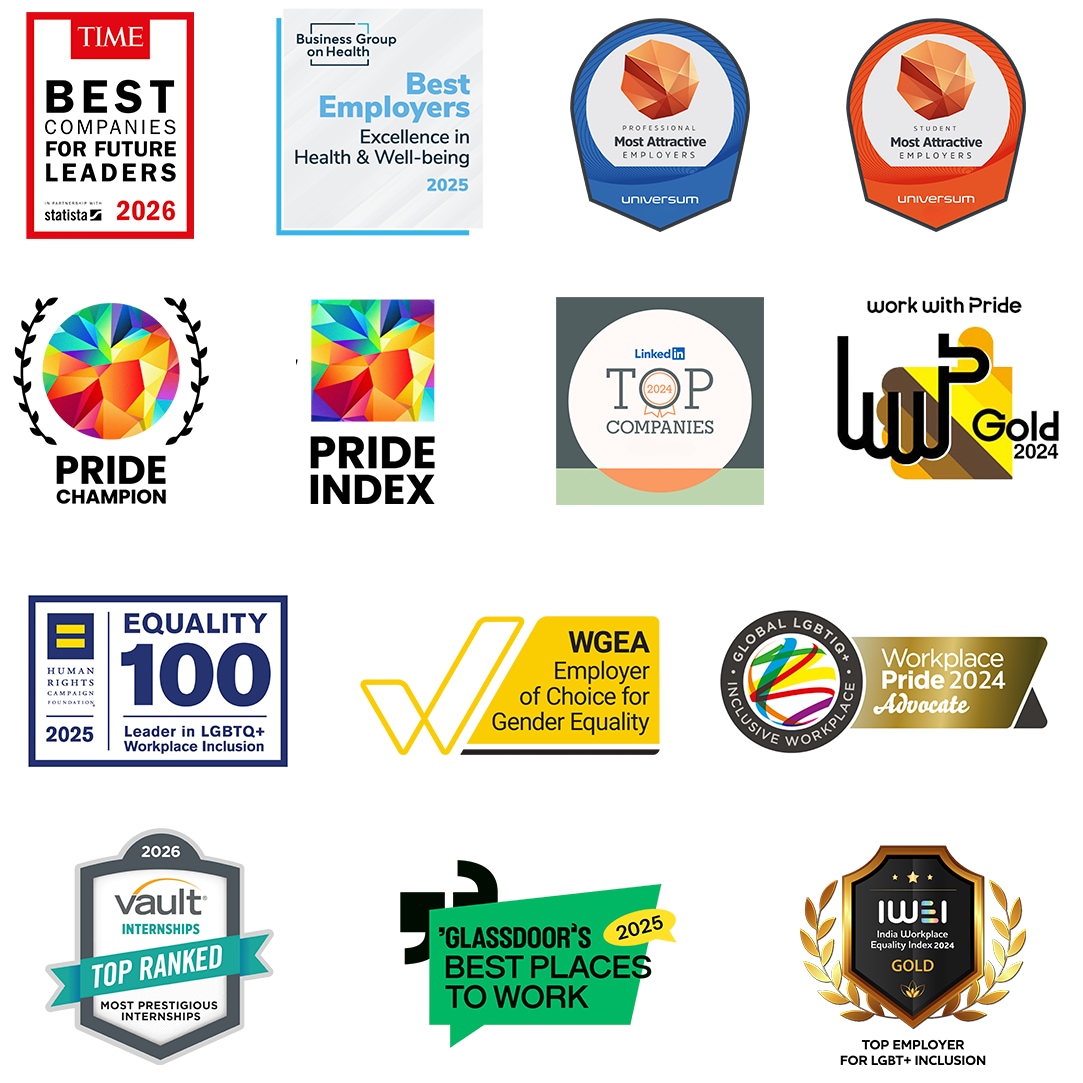 Recognition for our culture of growth and inclusion