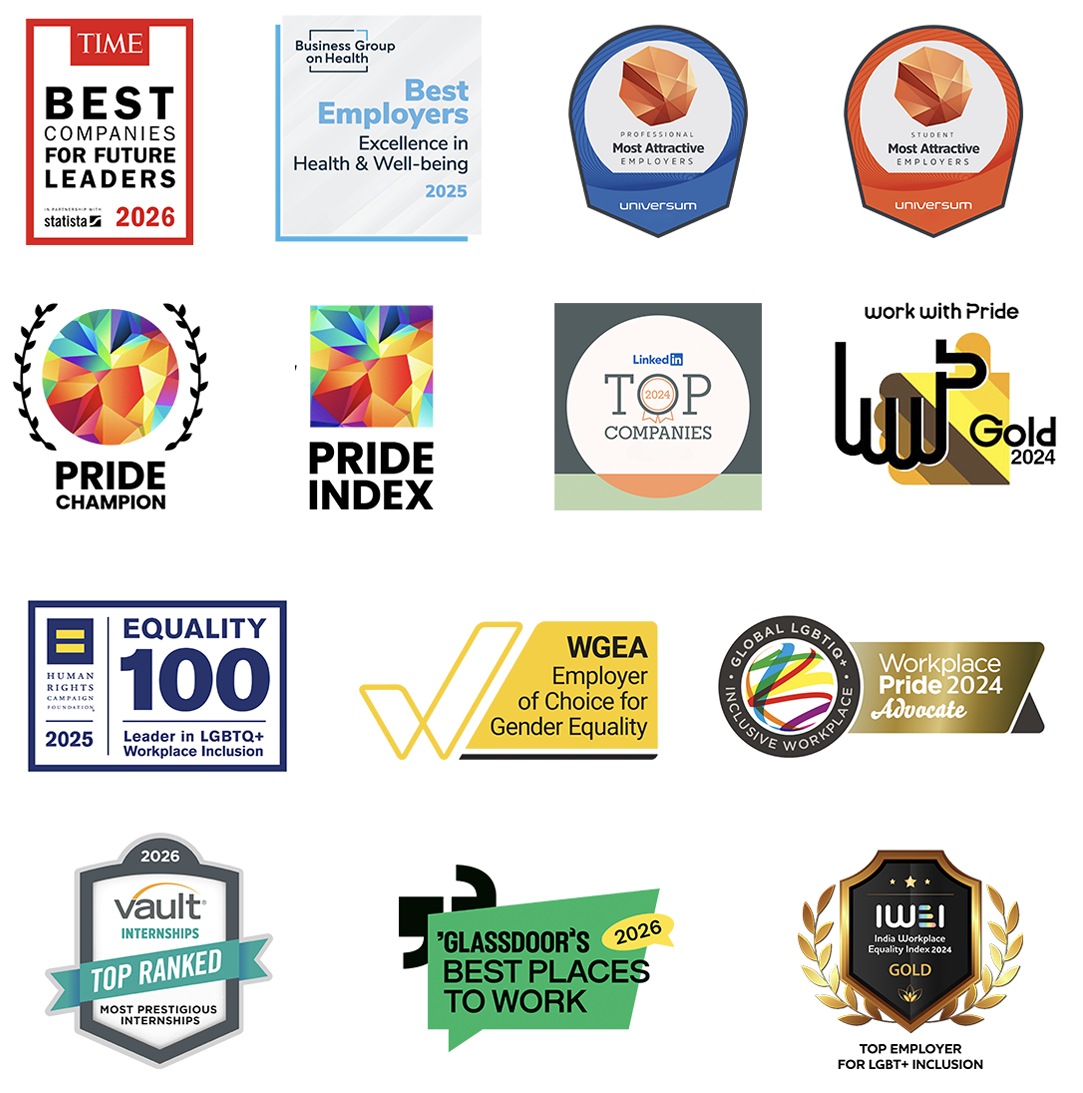 Recognition for our culture of growth and inclusion