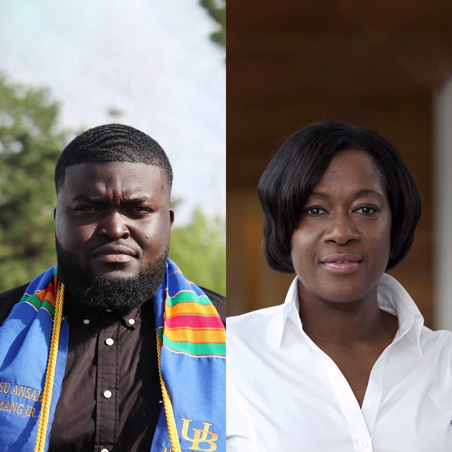 Photo of Owusu Agyeman and Jacky Wright