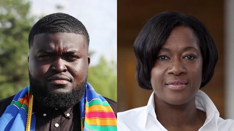 Photo of Owusu Agyeman and Jacky Wright