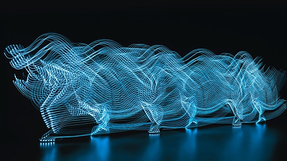 Digital light display