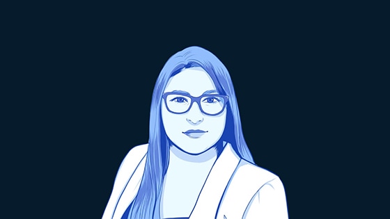 Illustration of Cathy Hackl