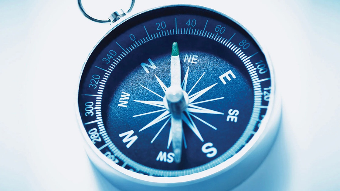 Image of a compass
