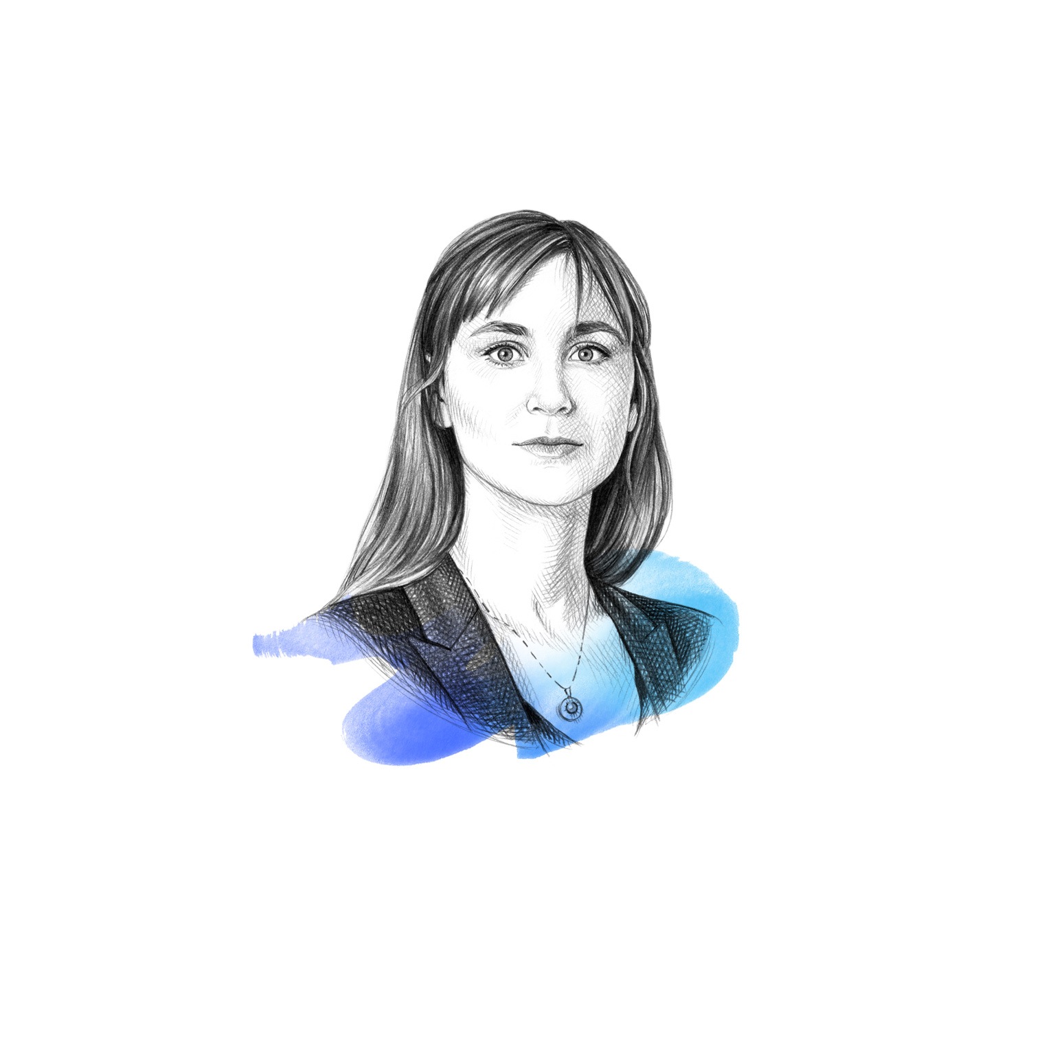 A drawing of Angelika Reich