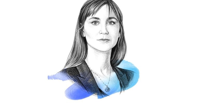 A drawing of Angelika Reich