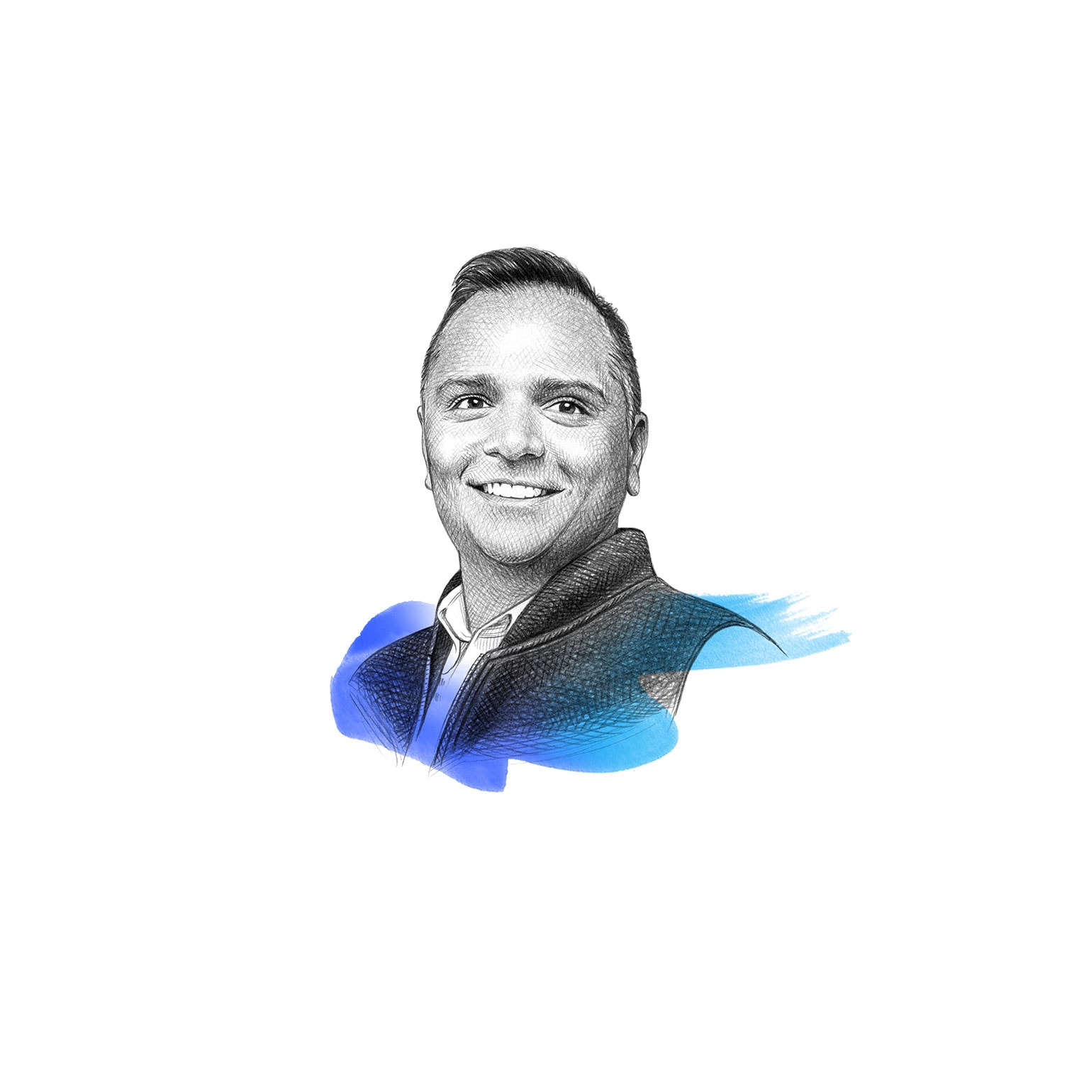Illustration of Mckinsey Senior Partner, Aditya Sanghvi