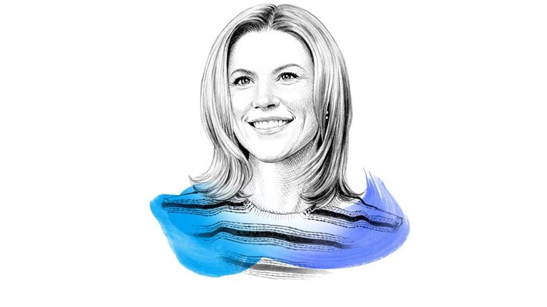 A drawing of Becca Coggins