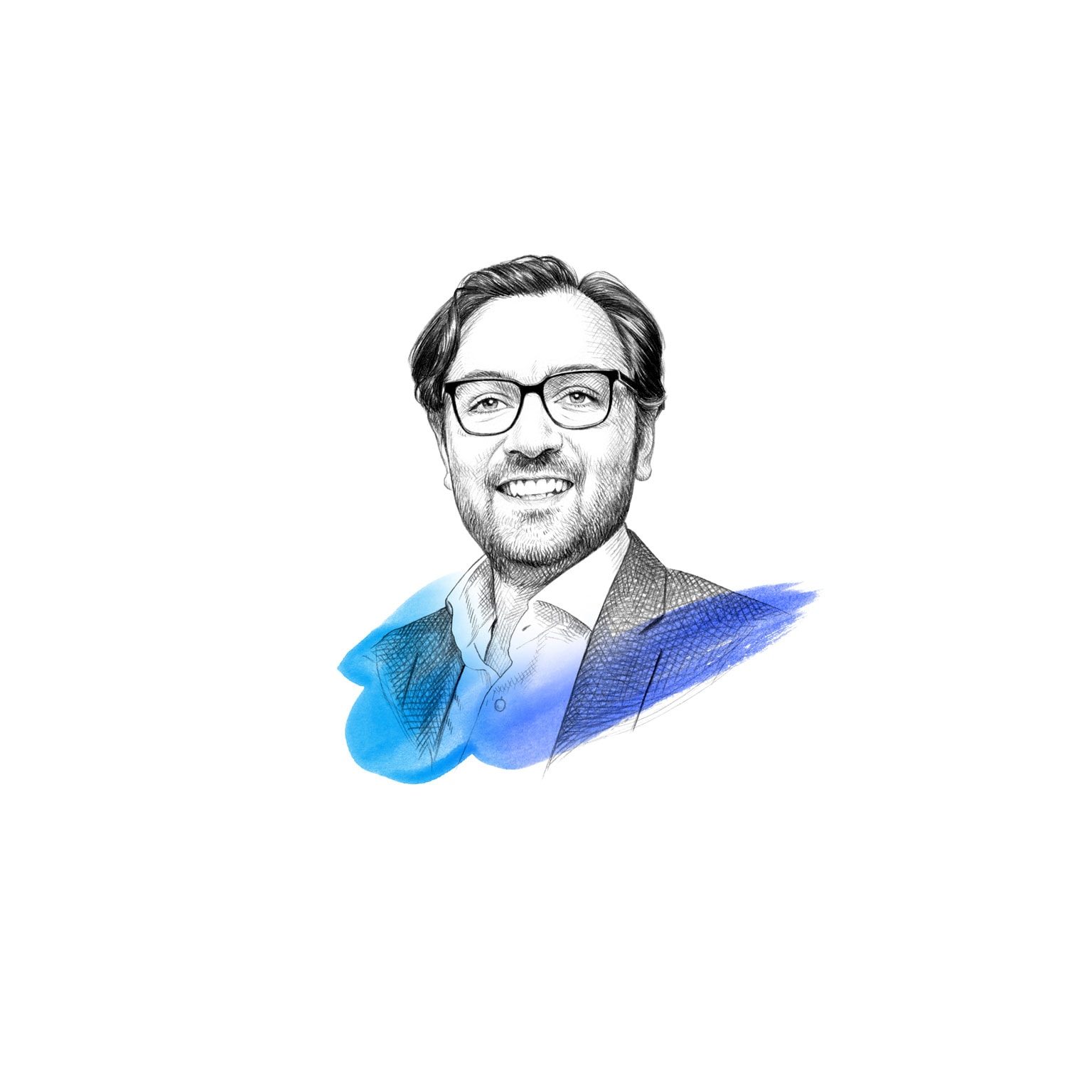 Drawing of McKinsey Partner, Vaibhav Gujral