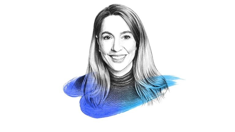 A drawing of Lucy Pérez