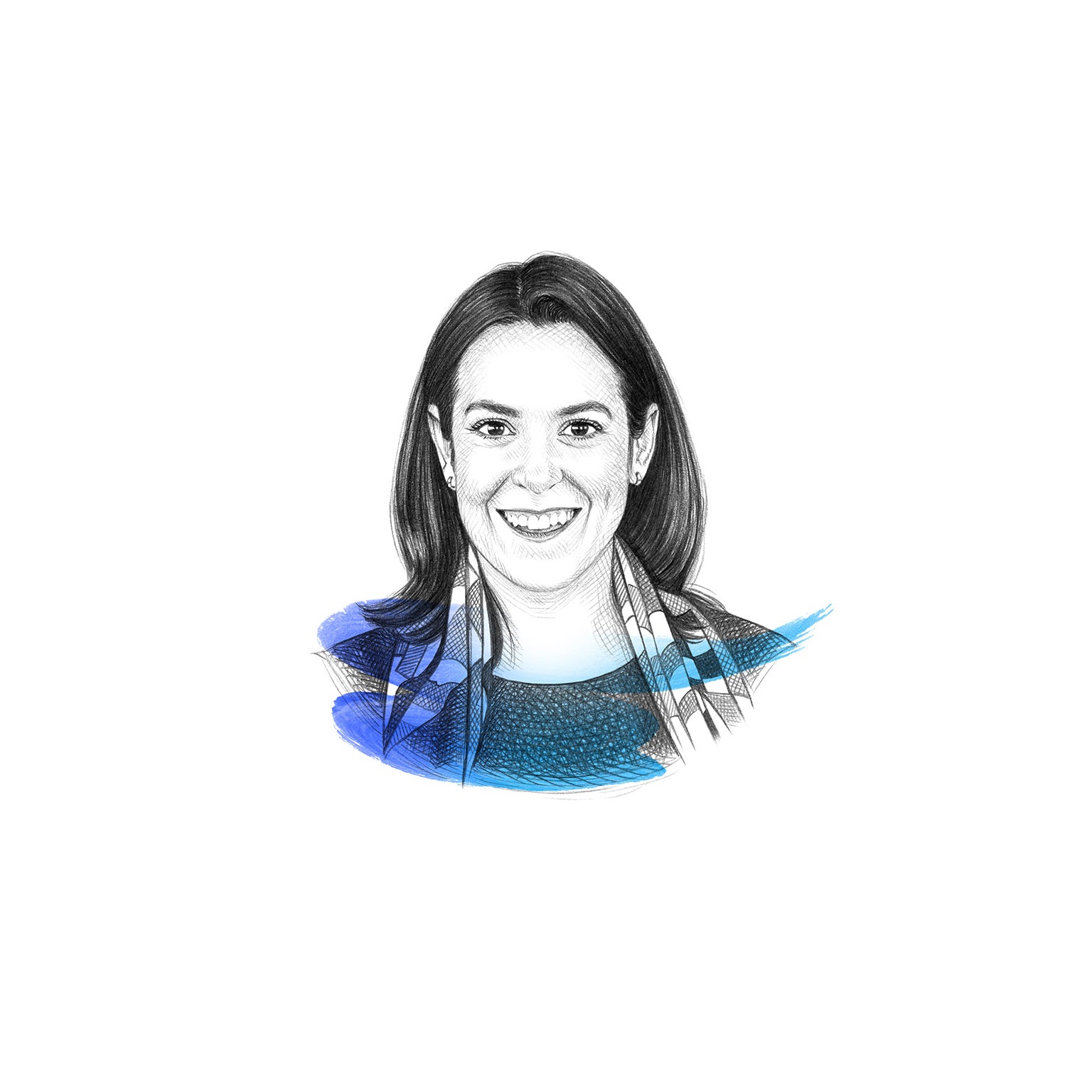 A drawing of Alexis Trittipo