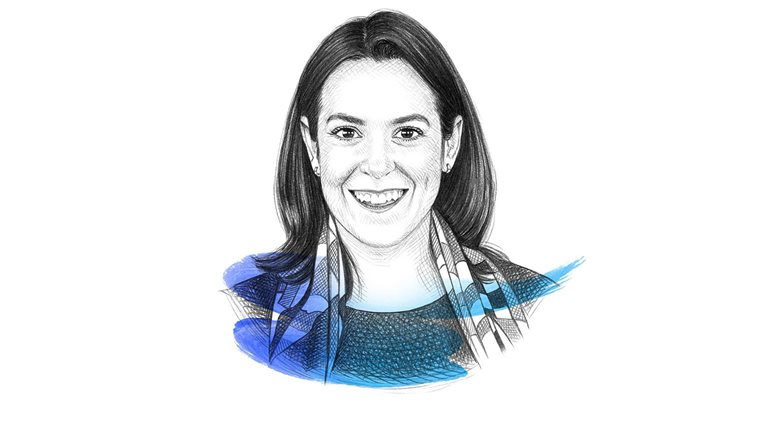 A drawing of Alexis Trittipo