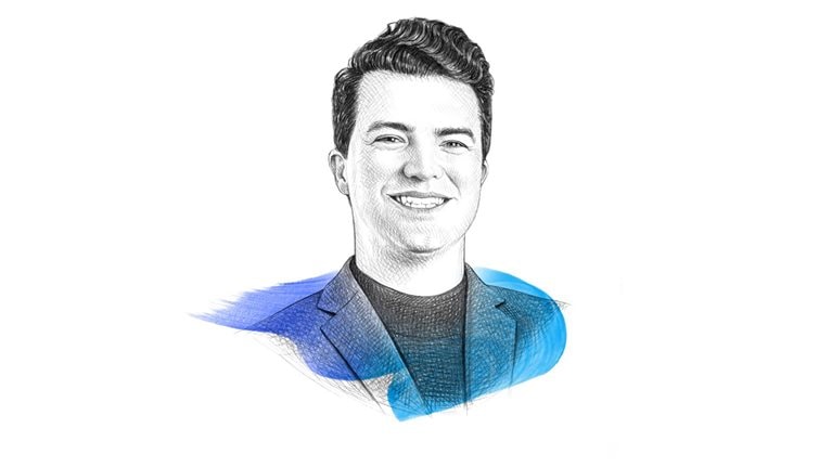 A drawing of Alex Wolkomir