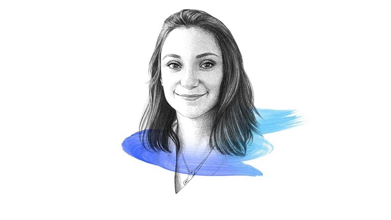 A drawing of Margaux Constantin