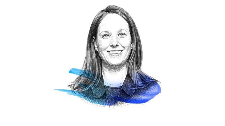 A drawing of Jill Zucker