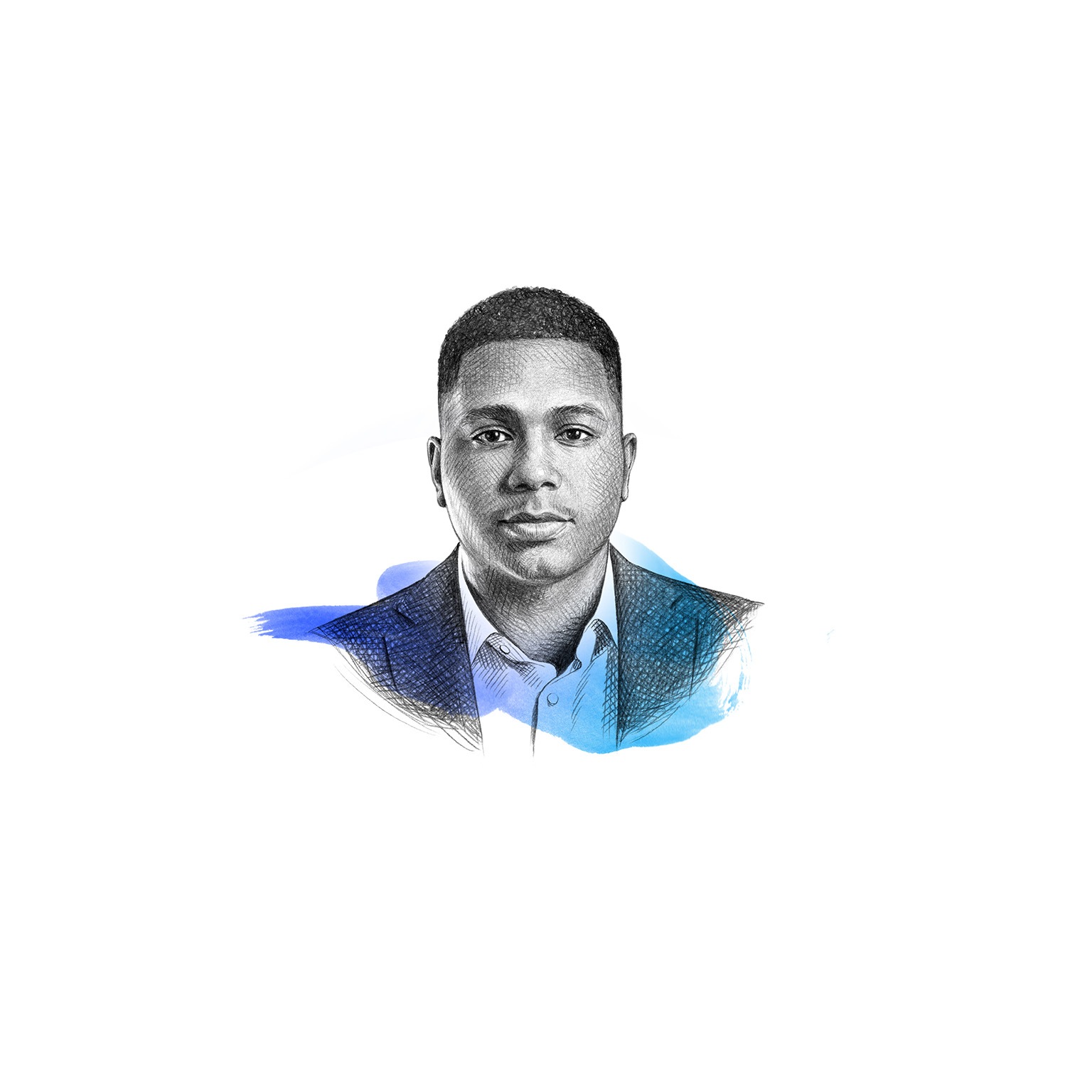 A drawing of JP Julien