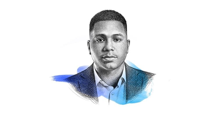 A drawing of JP Julien