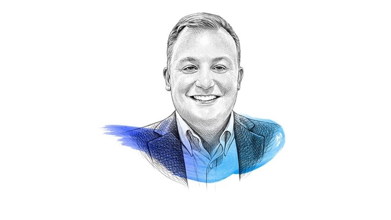 A drawing of Ben Matthews