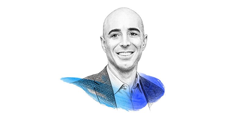 A drawing of Robert Levin