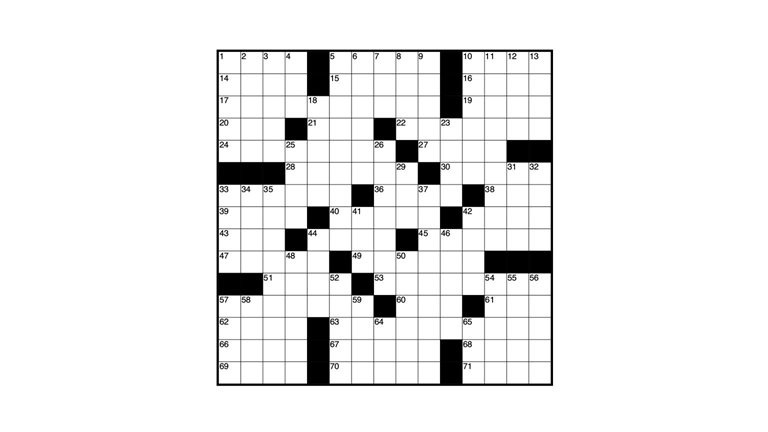 The McKinsey Crossword: H Rhymes | No. 250