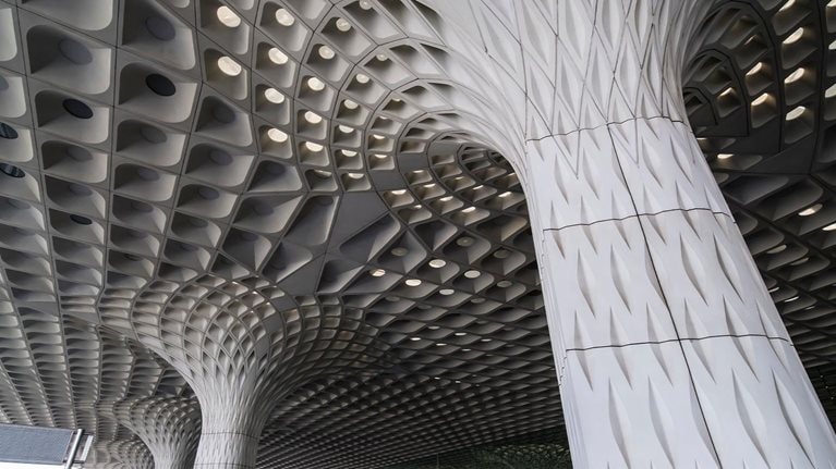 The architectural style of Airport of Mumbai