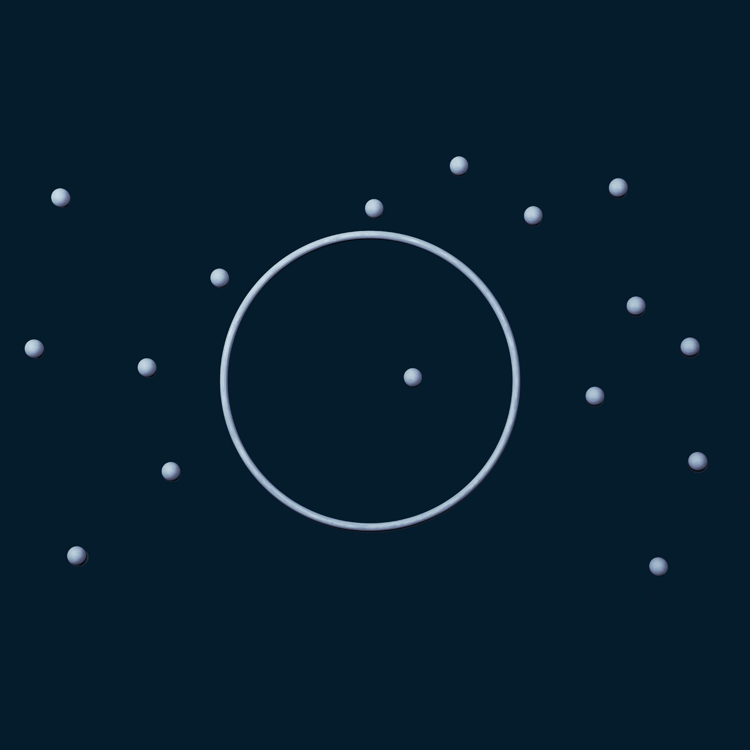 illustration circle with dots