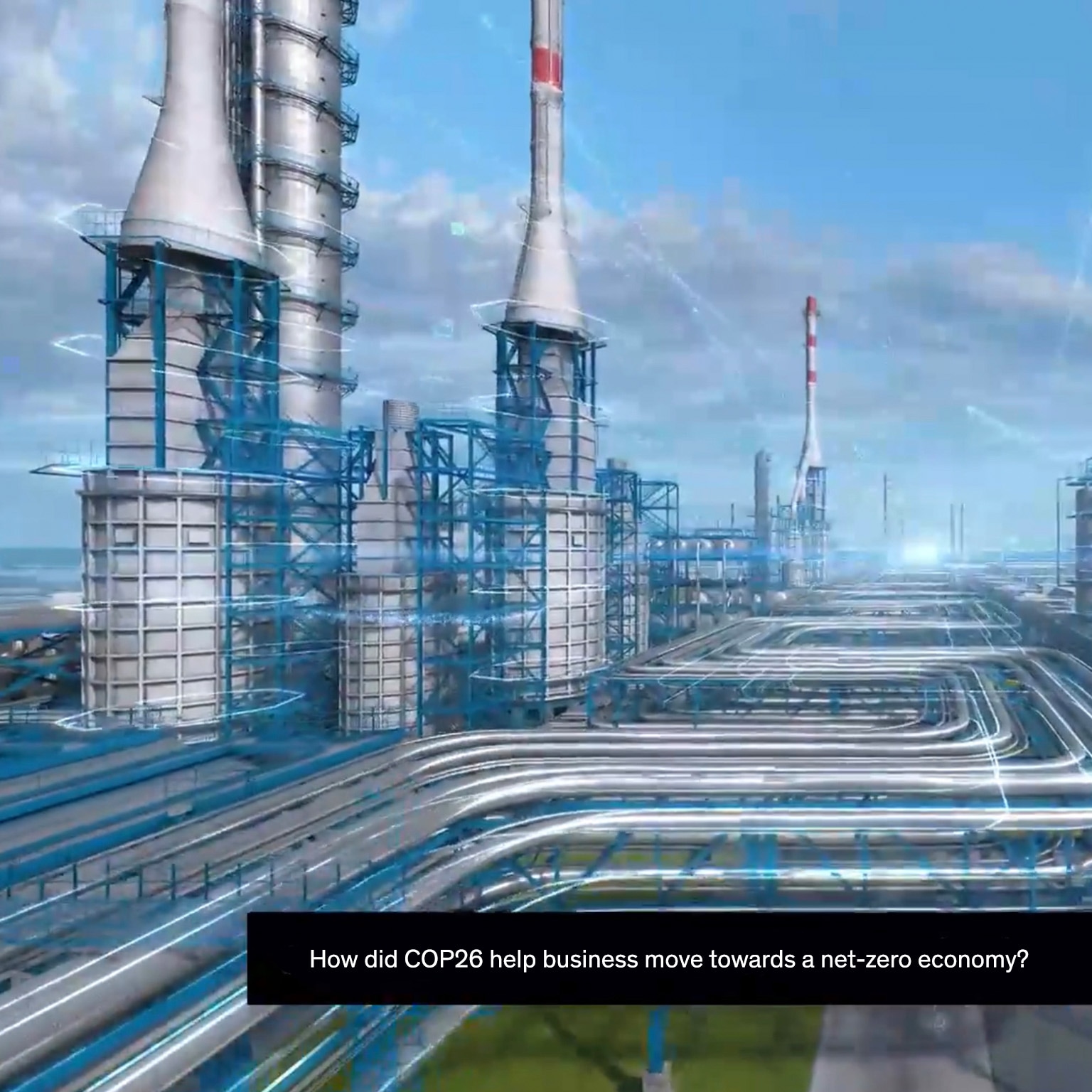 How did COP26 help business move towards a net-zero economy?