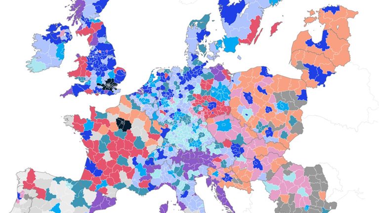 future of work in europe map