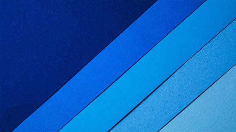 Digital image different shades of blue