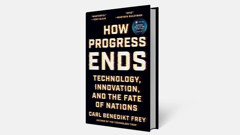 Photo of the How Progress Ends book.
