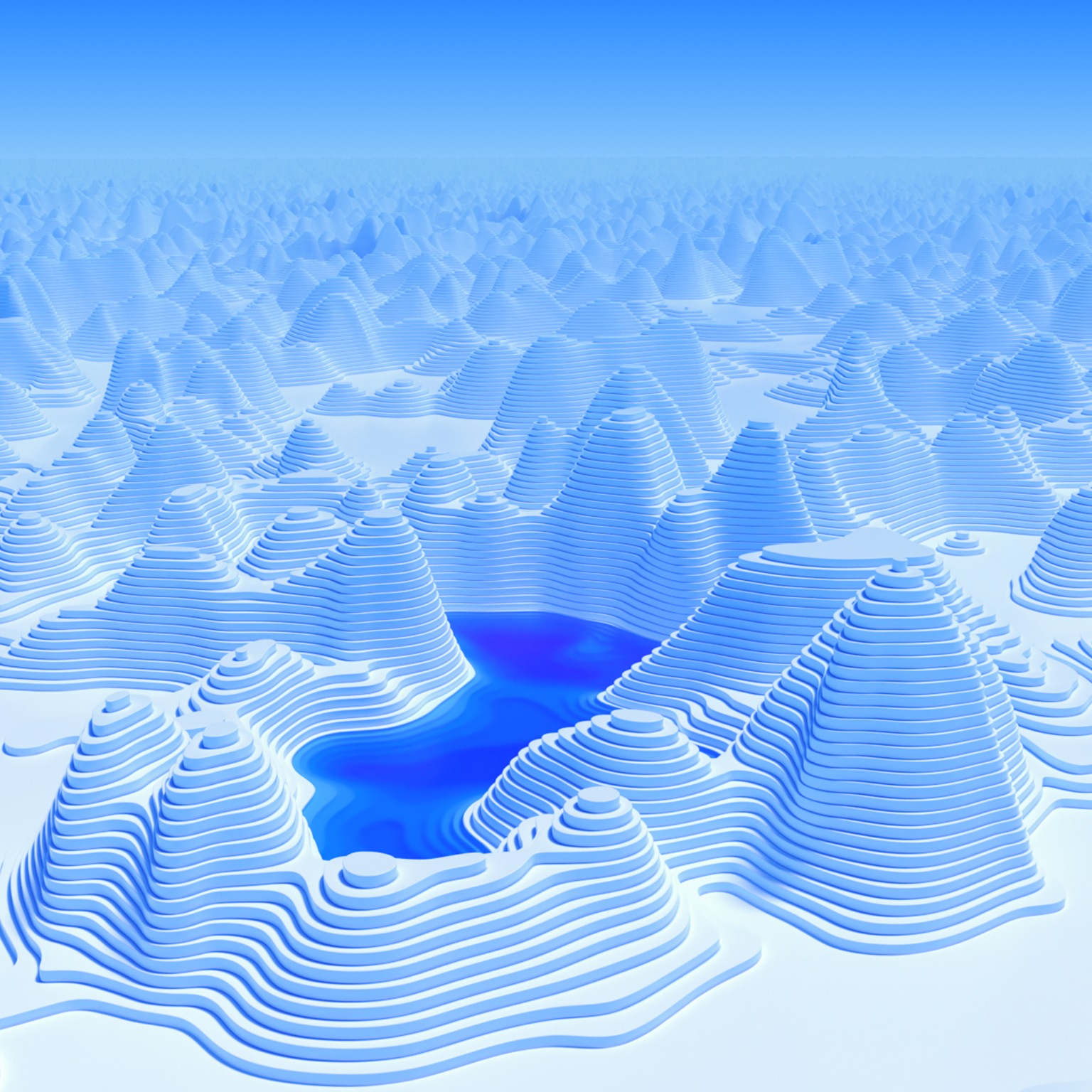 snow covered mountains