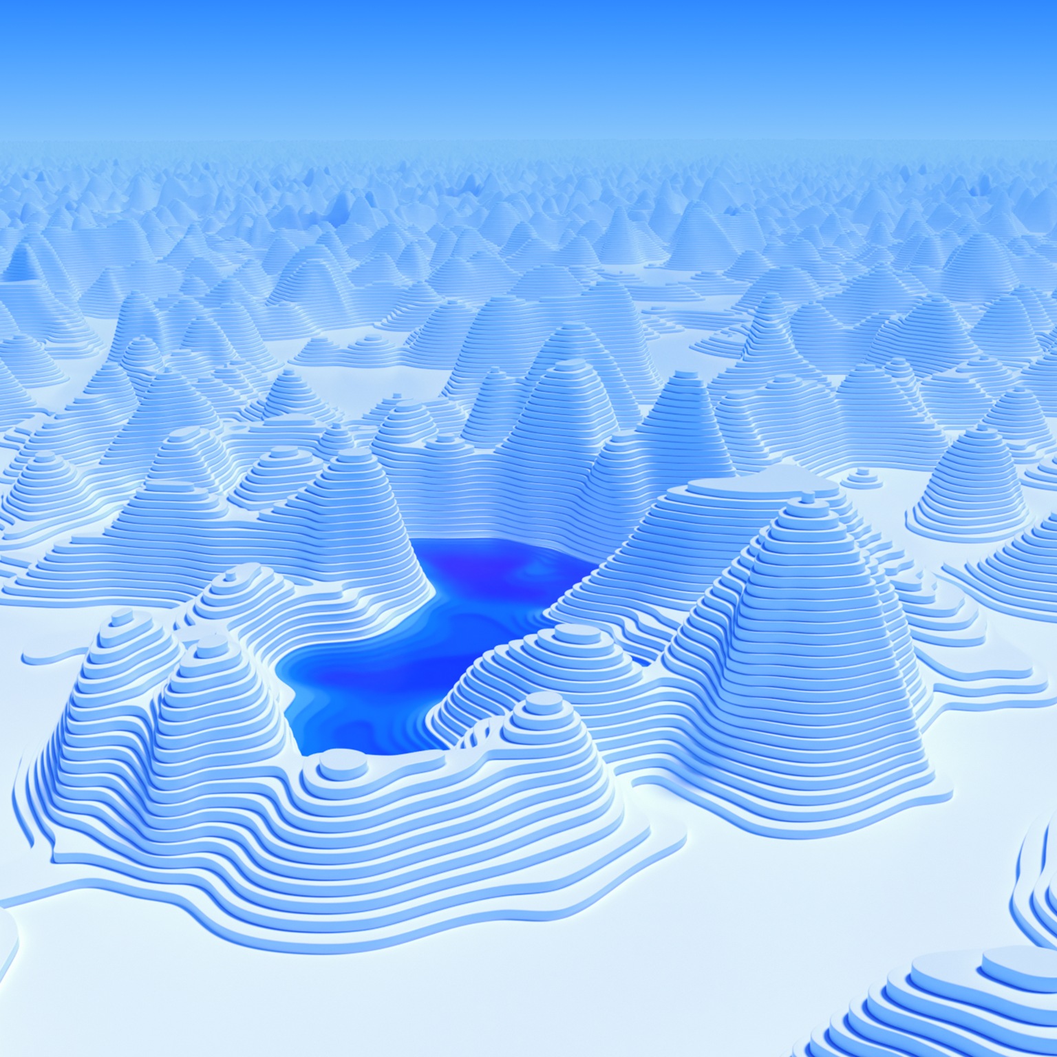 snow covered mountains