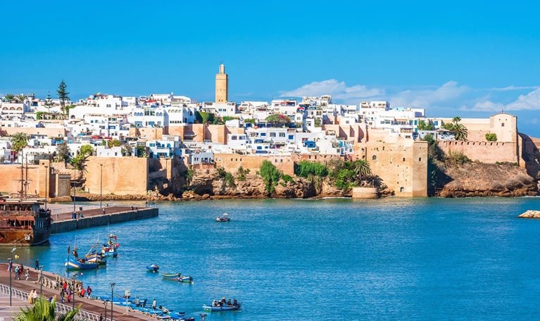 Picturesque view of Rabat, Morocco's capital city - stock photo