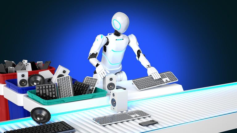 An image linking to the web page “The future of robotics: Intelligent, adaptable, and on your team﻿” on McKinsey.com.
