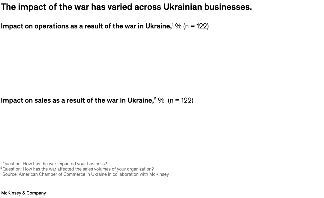 The impact of the war has varied across Ukrainian businesses.