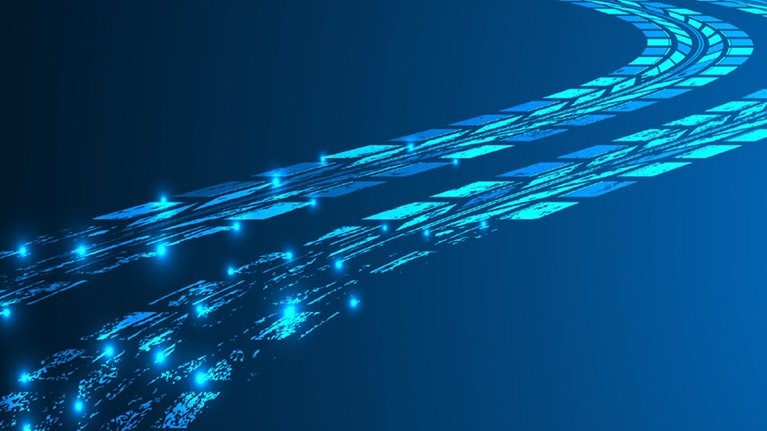 Racing speed background, vector illustration abstraction in car track