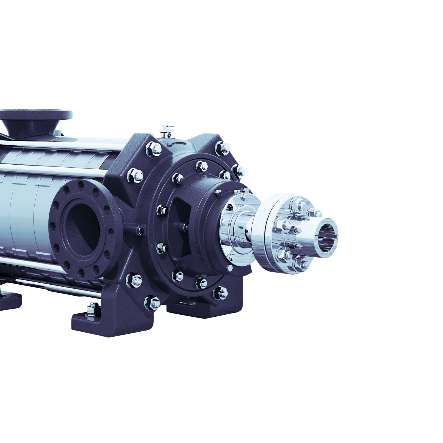 Horizontal multistage centrifugal pump