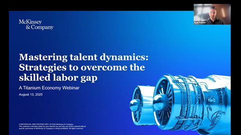 Screenshot of Titanium Economy August webinar