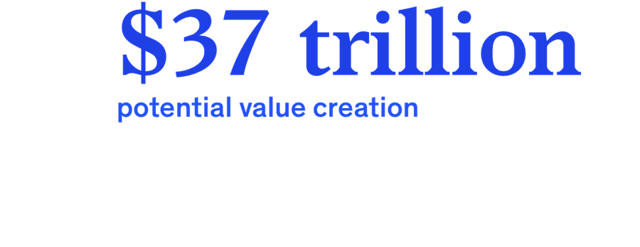$37 trillion potential value creation